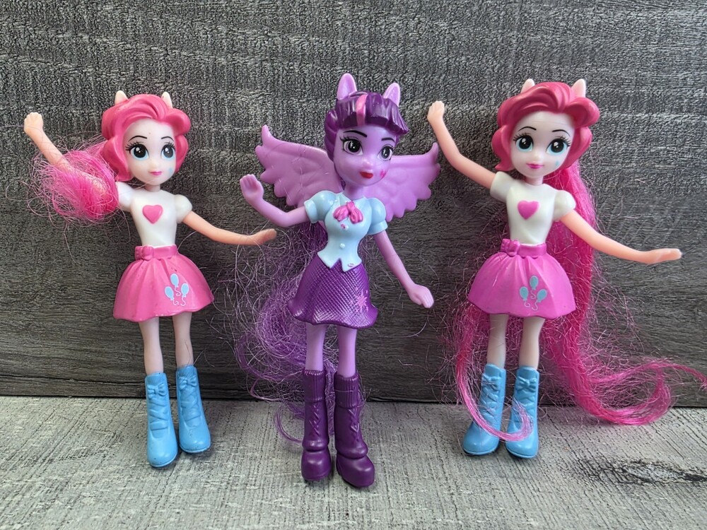 My Little Pony Equestria Girls Twilight Sparkle 5” Doll Wings Pinkie Pie g58